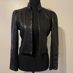Real leather jacket